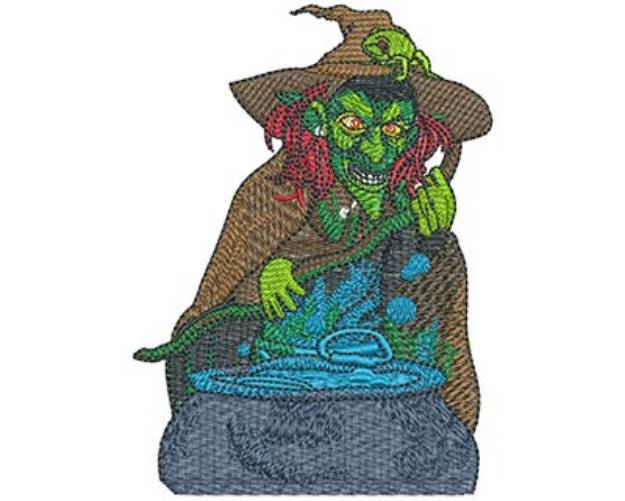 Picture of WITCH Machine Embroidery Design