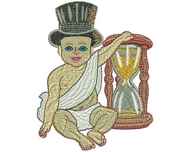 Picture of Baby New Year Machine Embroidery Design