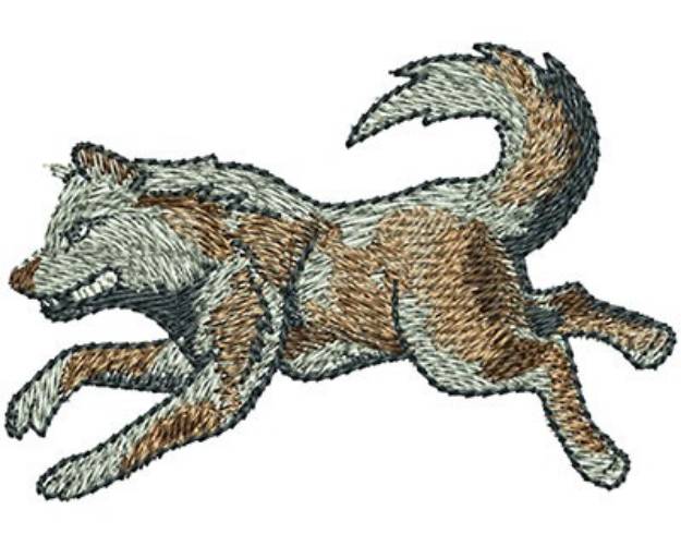 Picture of Running Wolf Machine Embroidery Design