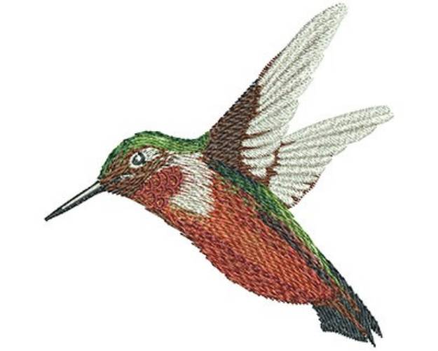Picture of Humming Bird Machine Embroidery Design
