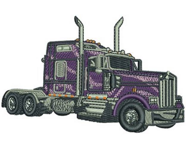 Picture of Big Rig Machine Embroidery Design