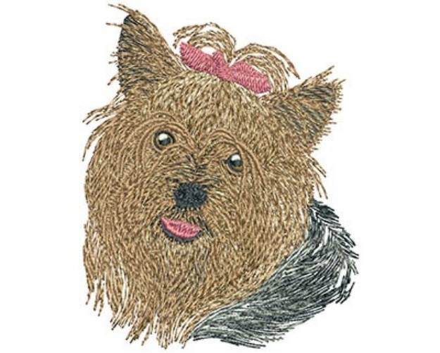 Picture of Yorkie Machine Embroidery Design