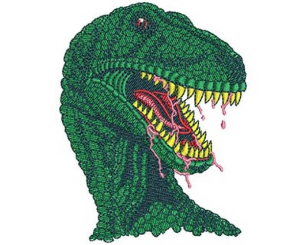 Picture of T-rex Profile Machine Embroidery Design