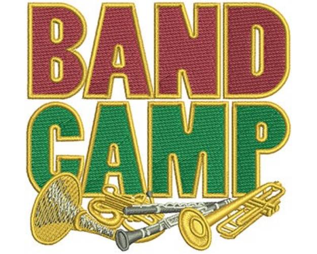 Picture of Band Camp Logo Machine Embroidery Design