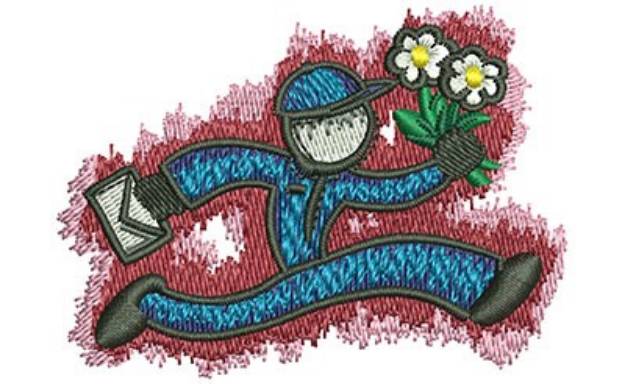 Picture of Running Florist Machine Embroidery Design