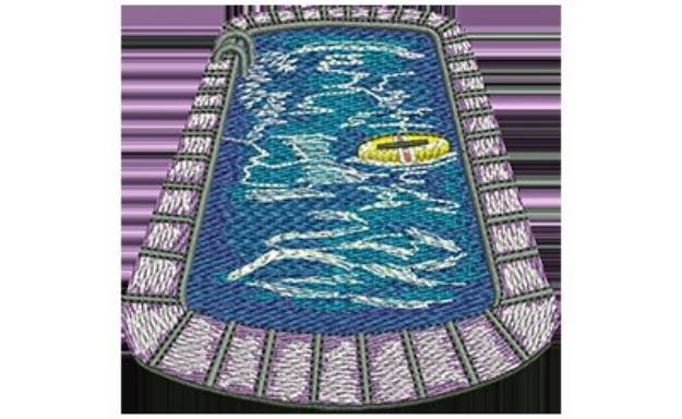 Picture of Swimming Pool Machine Embroidery Design