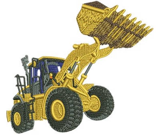 Picture of Front End Loader Machine Embroidery Design