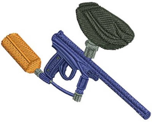 Picture of Paintball Gun Machine Embroidery Design