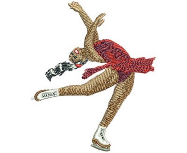 Picture of Figure Skating Spin Machine Embroidery Design