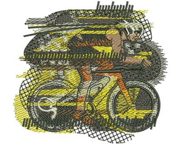 Picture of Bike Race Machine Embroidery Design