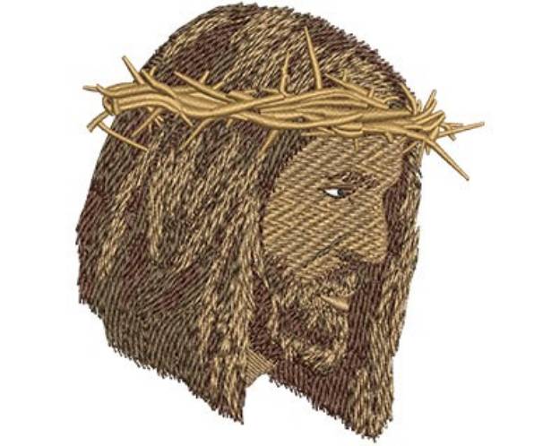 Picture of Jesus Crown Of Thorns Machine Embroidery Design