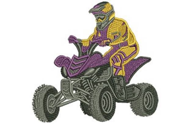 Picture of 4 Wheeler Machine Embroidery Design