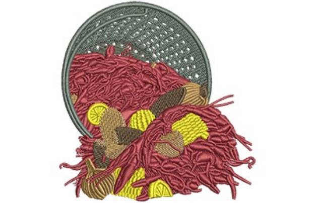 Picture of Crawfish Boil Machine Embroidery Design