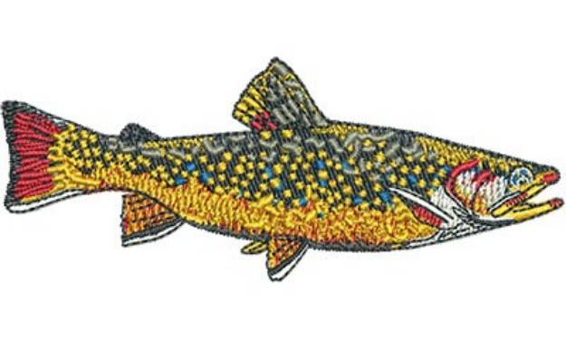 Picture of Brook Trout Machine Embroidery Design