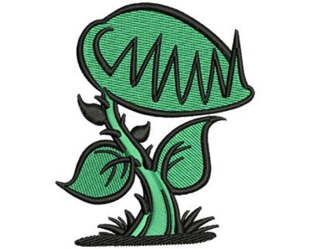 Picture of Venus Fly Trap Machine Embroidery Design