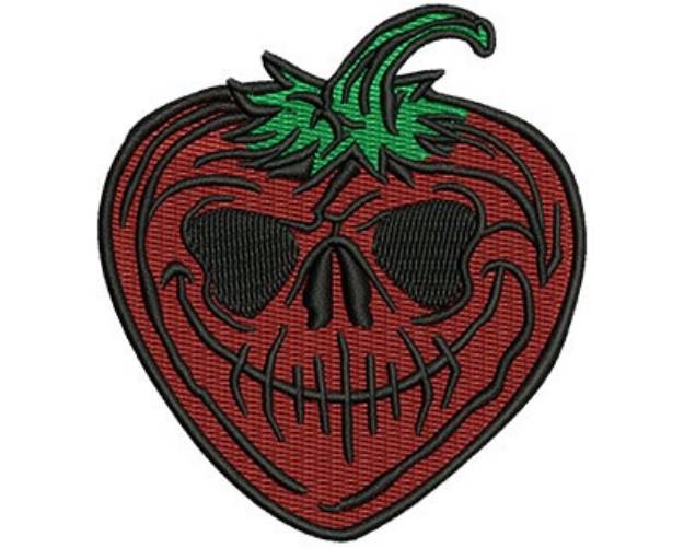 Picture of Evil Strawberry Machine Embroidery Design