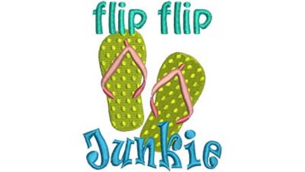 Picture of Flip Flip Junkie Machine Embroidery Design