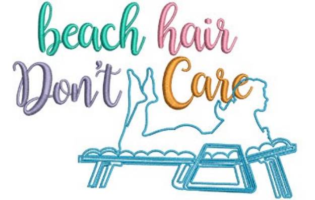 Picture of Bach Hair Dont Care Machine Embroidery Design