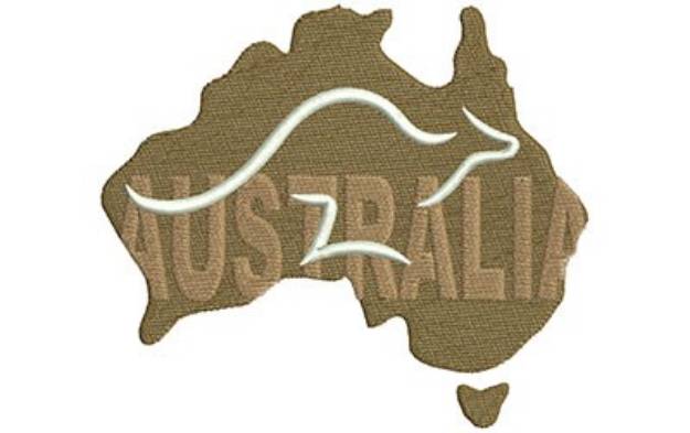 Picture of Australian Logo Machine Embroidery Design