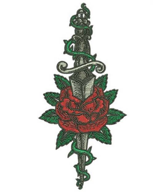 Picture of Gypsy Queen Knife Machine Embroidery Design