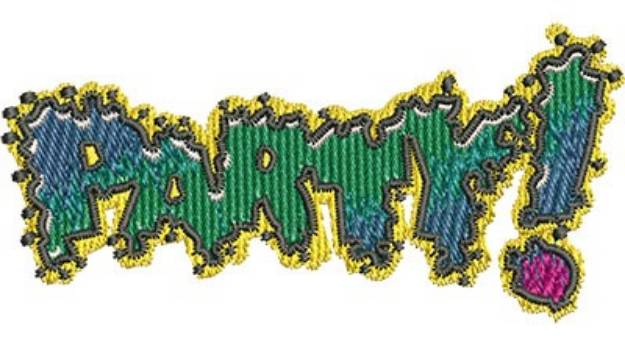 Picture of Party! Machine Embroidery Design