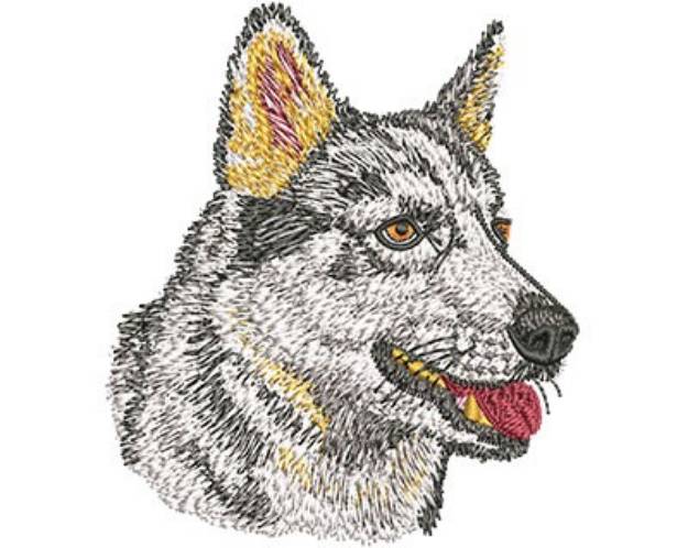 Picture of Realistic Husky Machine Embroidery Design