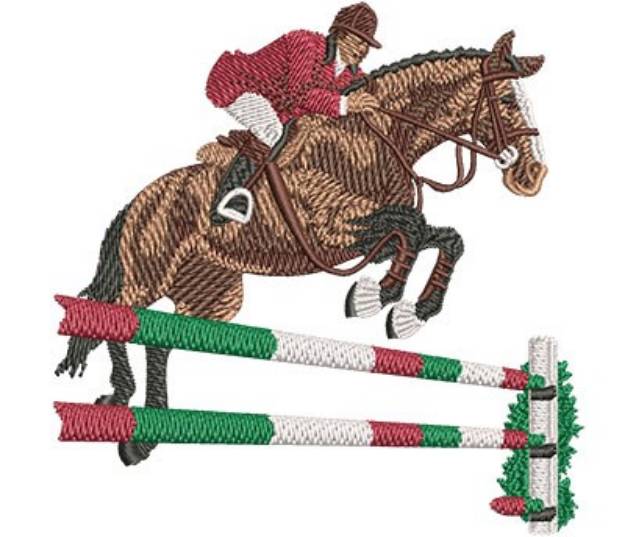 Picture of Show Jumper Machine Embroidery Design