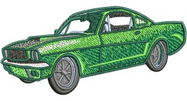 Picture of CLASSIC MUSCLE CAR Machine Embroidery Design