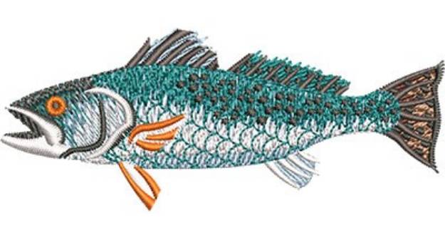 Picture of SPECKLED TROUT Machine Embroidery Design