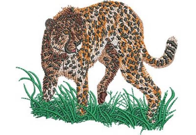 Picture of CHEETAH ON THE PROWL Machine Embroidery Design