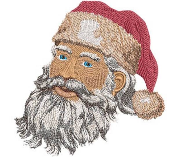 Picture of SANTAS FACE Machine Embroidery Design