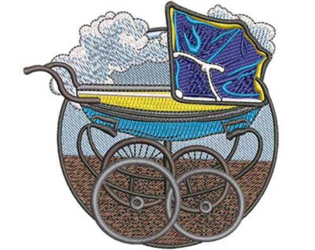 Picture of BABY BUGGY Machine Embroidery Design