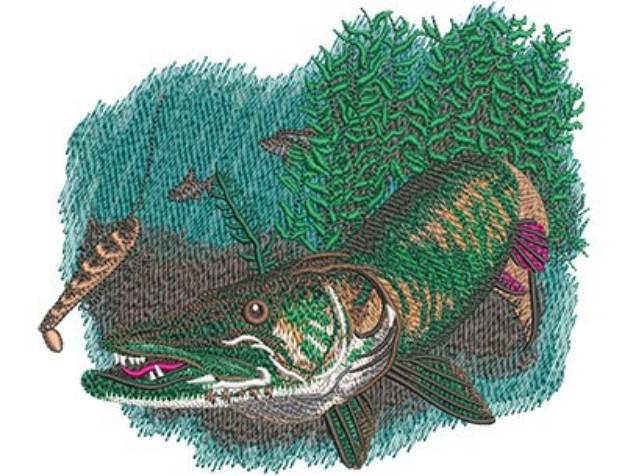 Picture of Realistic Musky Machine Embroidery Design