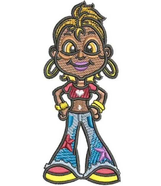 Picture of POP STAR Machine Embroidery Design