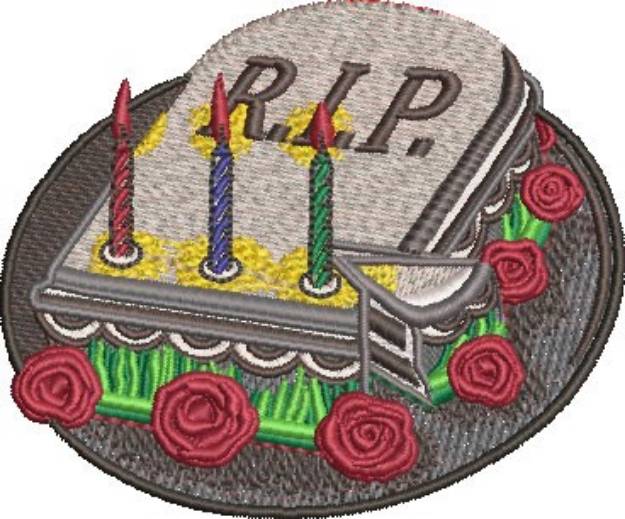 Picture of RIP CAKE Machine Embroidery Design