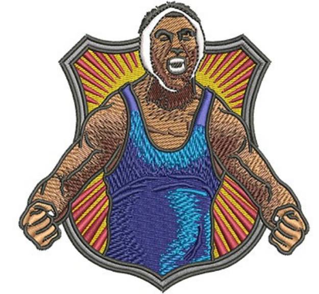 Picture of Wrestling Victory Machine Embroidery Design