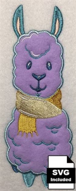 Picture of Llama Applique Machine Embroidery Design