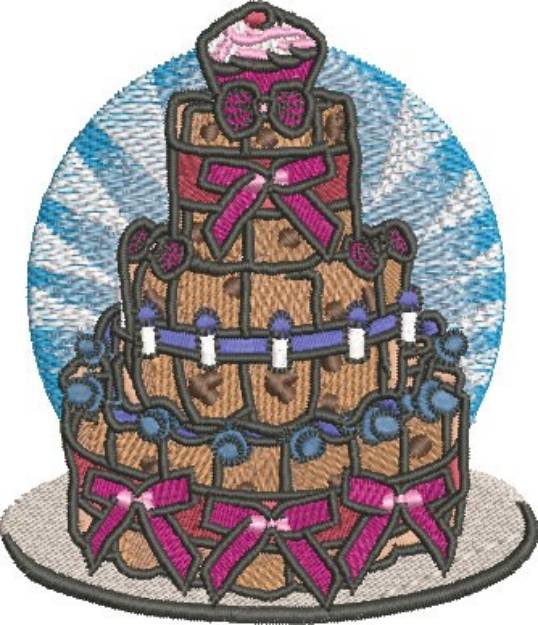 Picture of Baby Diaper Cake Machine Embroidery Design