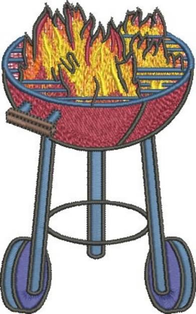 Picture of Barbecue Machine Embroidery Design