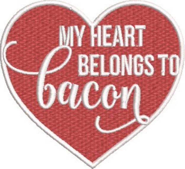 Picture of Belongs To Bacon Machine Embroidery Design