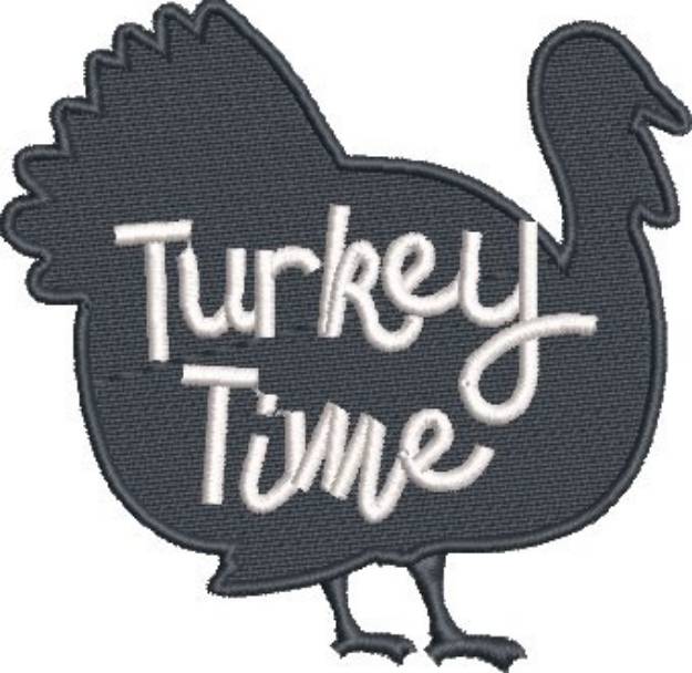 Picture of Turkey Time Machine Embroidery Design
