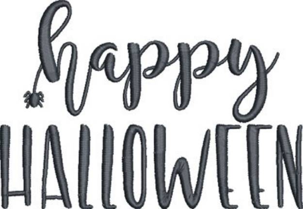 Picture of Happy Halloween Machine Embroidery Design