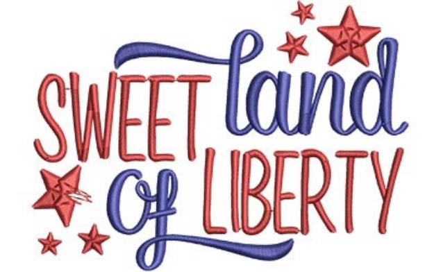 Picture of Land Of Liberty Machine Embroidery Design