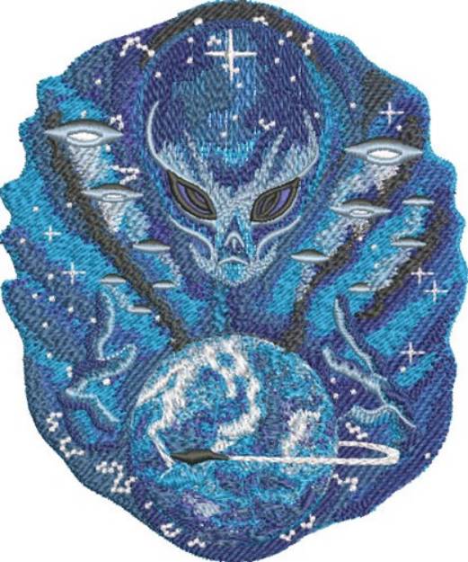 Picture of Alien Master Machine Embroidery Design