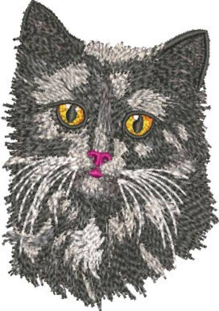 Picture of Black Cat Machine Embroidery Design