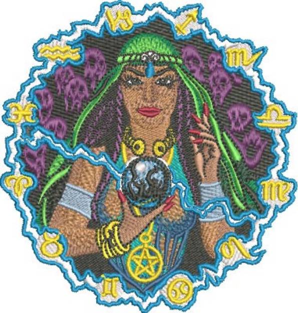 Picture of Sorceress Machine Embroidery Design