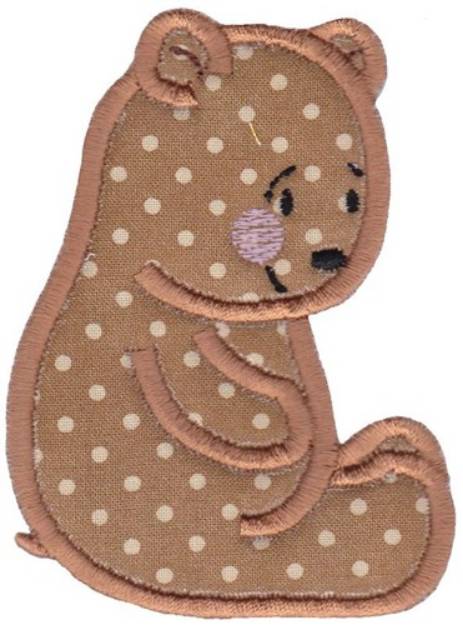 Picture of Applique Bear Machine Embroidery Design