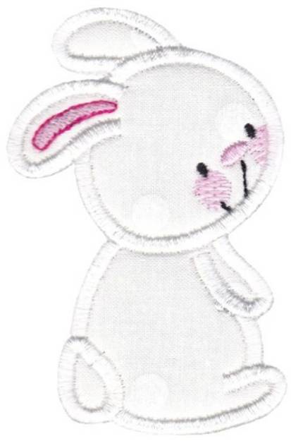 Picture of Applique Rabbit Machine Embroidery Design