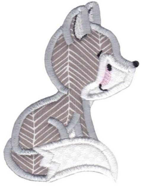 Picture of Applique Wolf Machine Embroidery Design