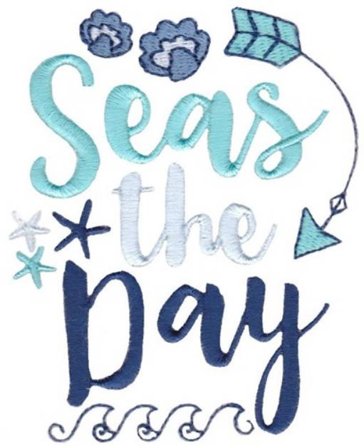 Picture of Seas The Day Machine Embroidery Design